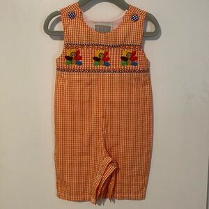 Lil Cactus Thanksgiving Turkey Jon Jon/ Longall EUC 3-6 months